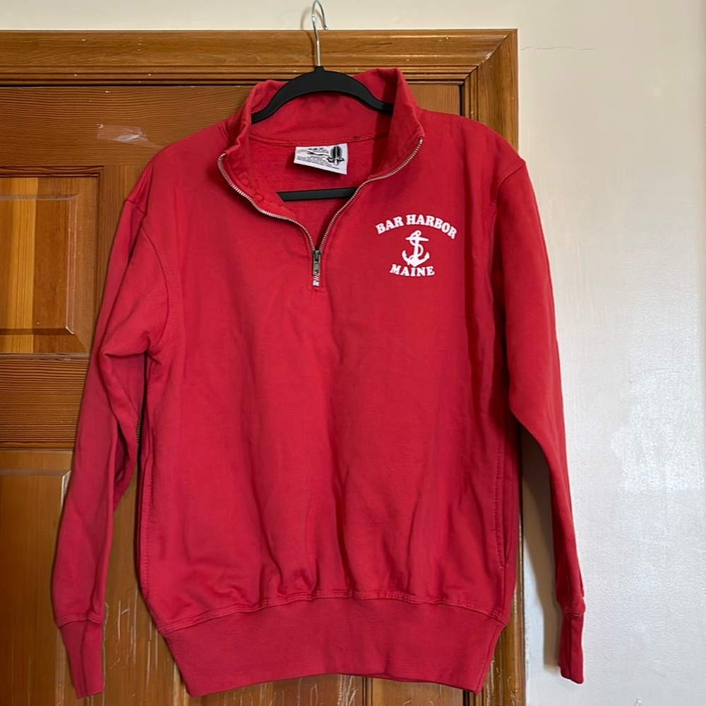 Vintage zip sweat shirt.